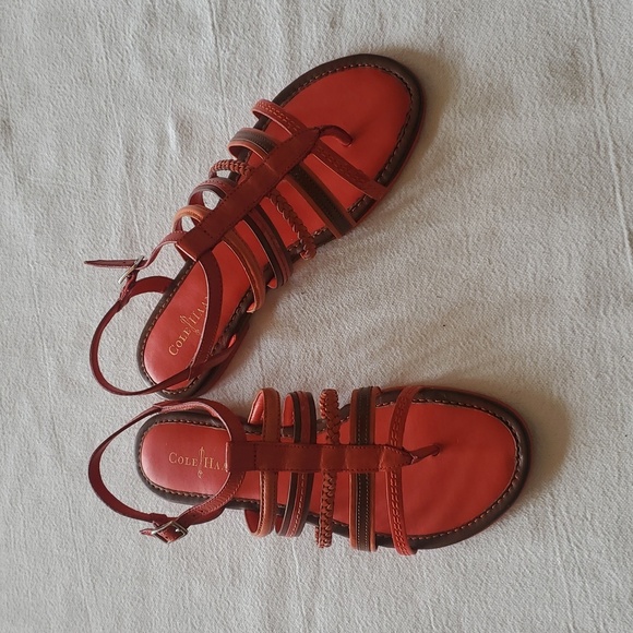 Cole Haan Strappy Thong Adjustable Sz. 7 Sandals - Picture 2 of 8